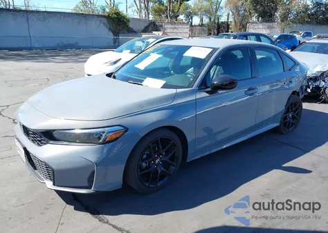 2025 Honda Civic Sport z USA, uszkodzony, nr VIN 2HGFE2F5XSH539221